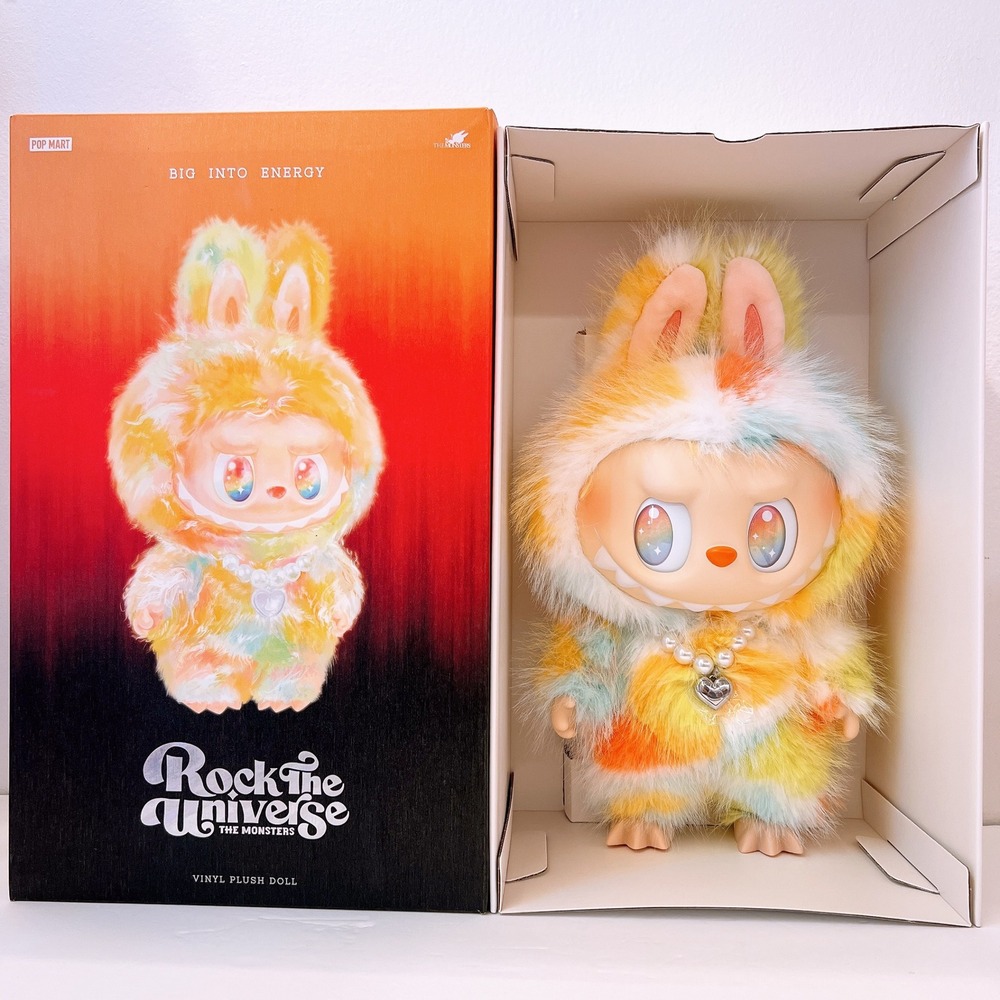 Big into Energy Series Rock the Universe 400% Pop Mart Labubu The Monsters